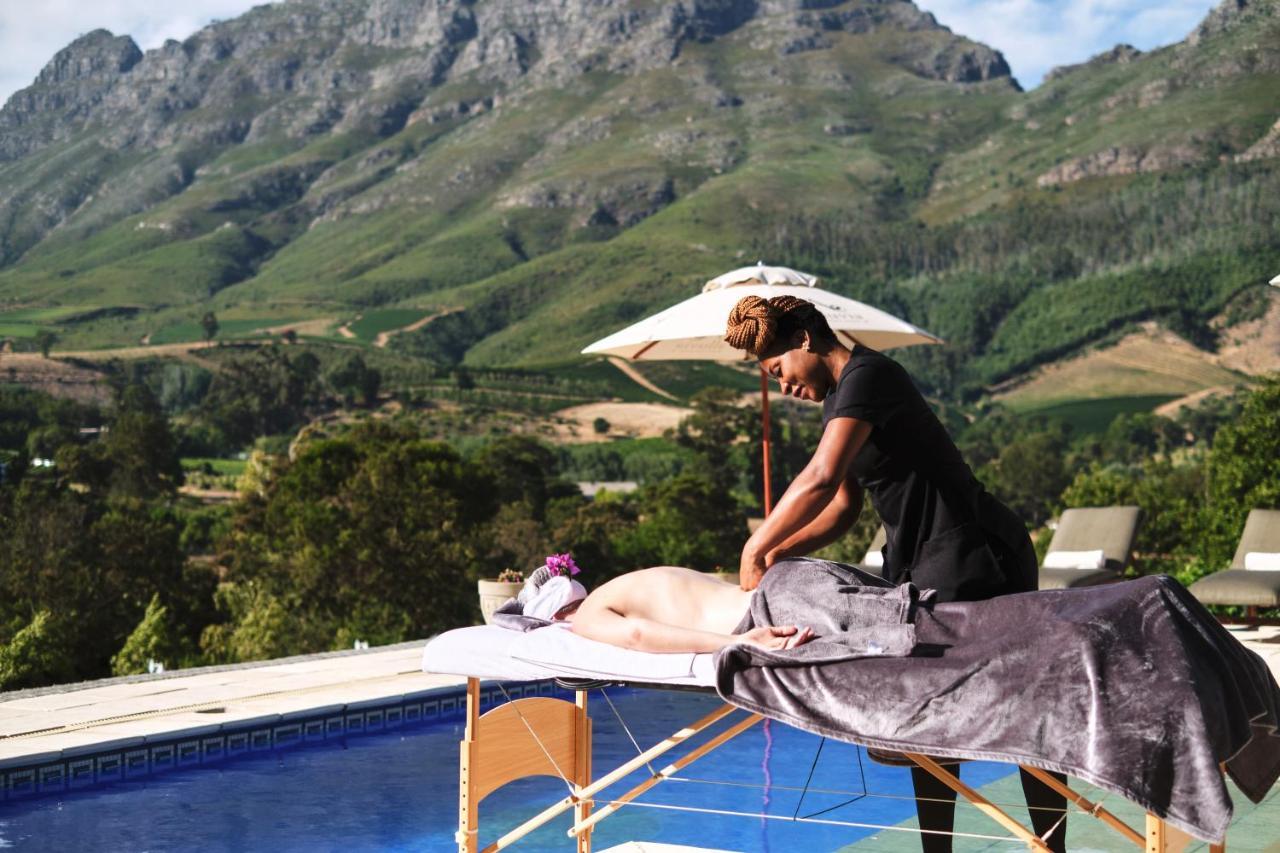Alluvia Boutique Winery & Luxury Accommodation Stellenbosch Exterior foto Massage